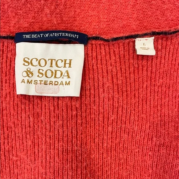 Scotch & Soda Varsity Embroidered Cardigan, L - Picture 4 of 13